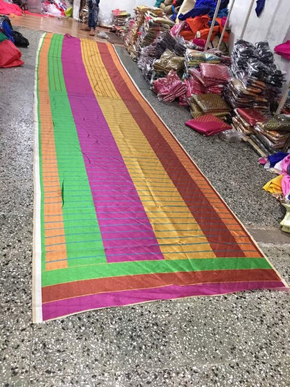 Beautiful Multicolor Printed Ceremonial Saree