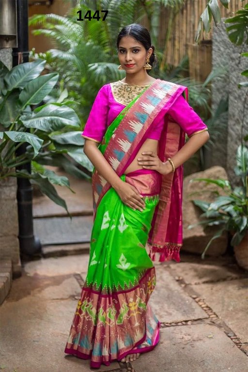 Beautiful Multicolor Printed Festival Saree