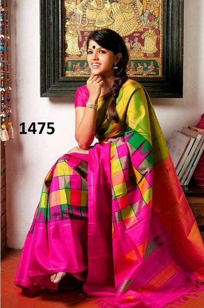 Beautiful Multicolor Printed Festival Saree