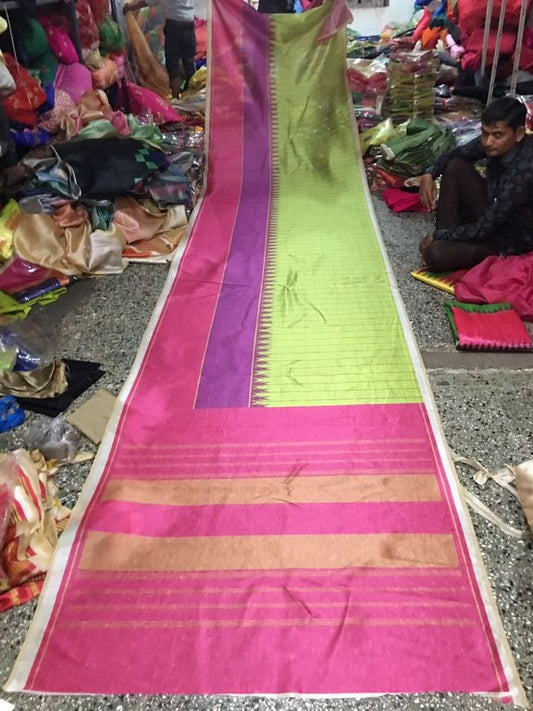 Beautiful Multicolor Printed Festival Saree