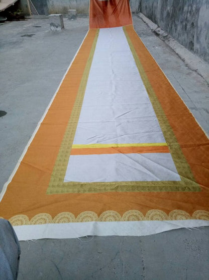 Beautiful Multicolor Printed Festival Saree