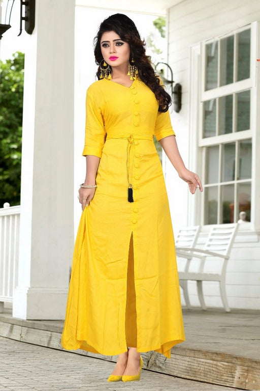 Beautiful pure rayon multicolor summer kurties