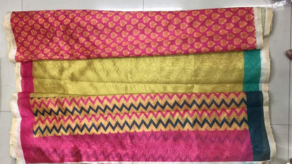 Beautiful Yellow Printed Festival Saree