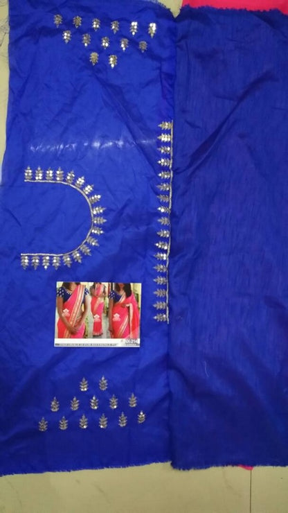 Beautiufl pink embroidered wedding saree