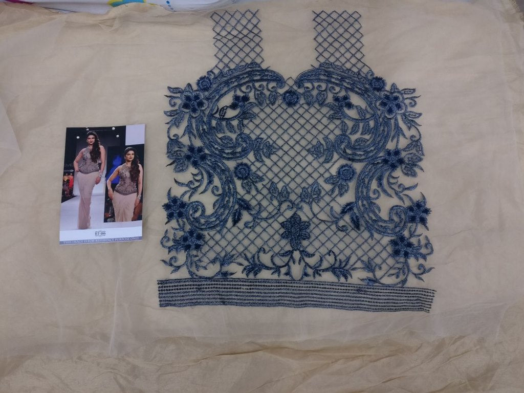 Beige bollywood style partywear saree