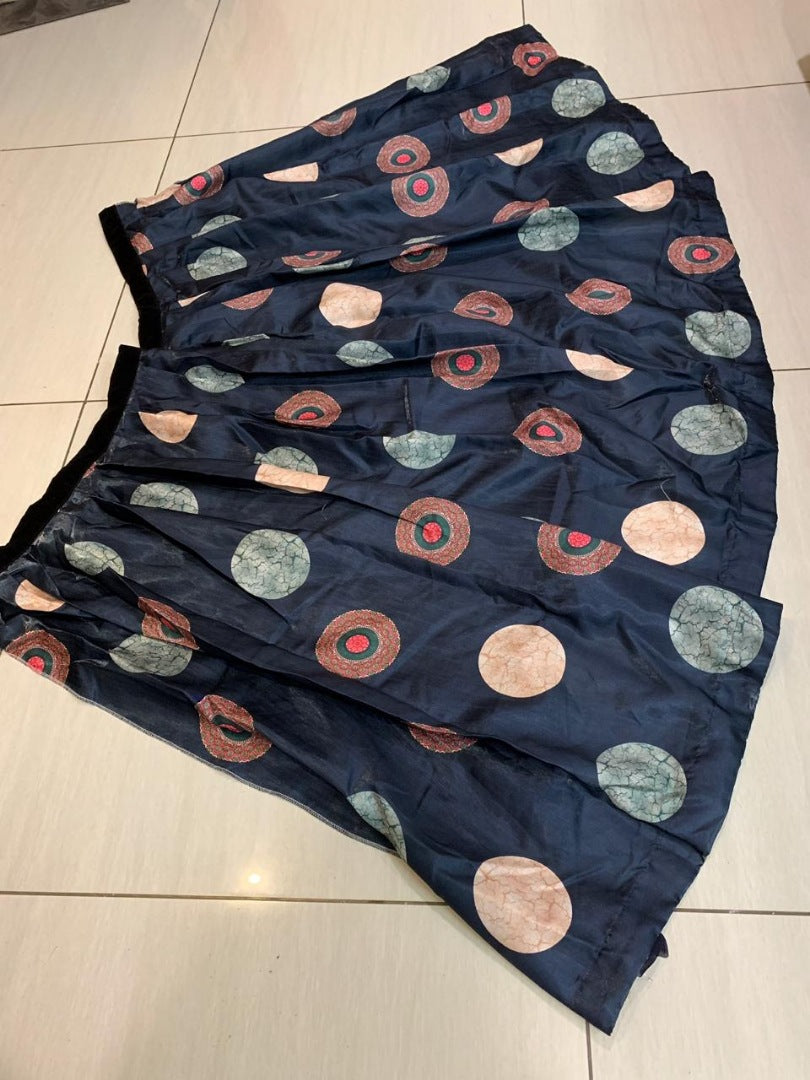 Black banglori digital printed crop top lehenga