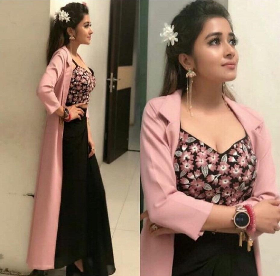 black georgette partywear indowestern lehenga with tapeta silk koti