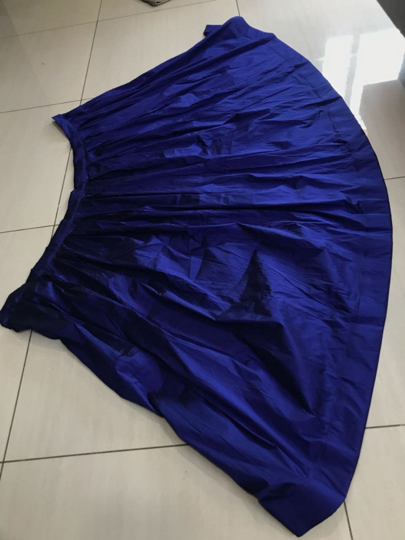 Blue tapeta silk partywear lehenga