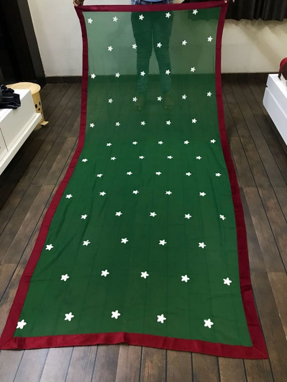 Bollywood green georgette anarkali suit