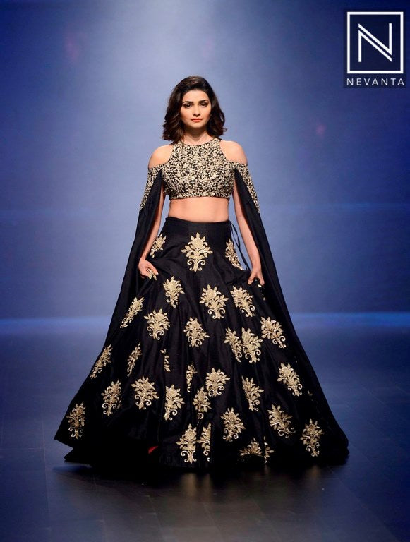 Bollywood style embroidered heavy lehenga