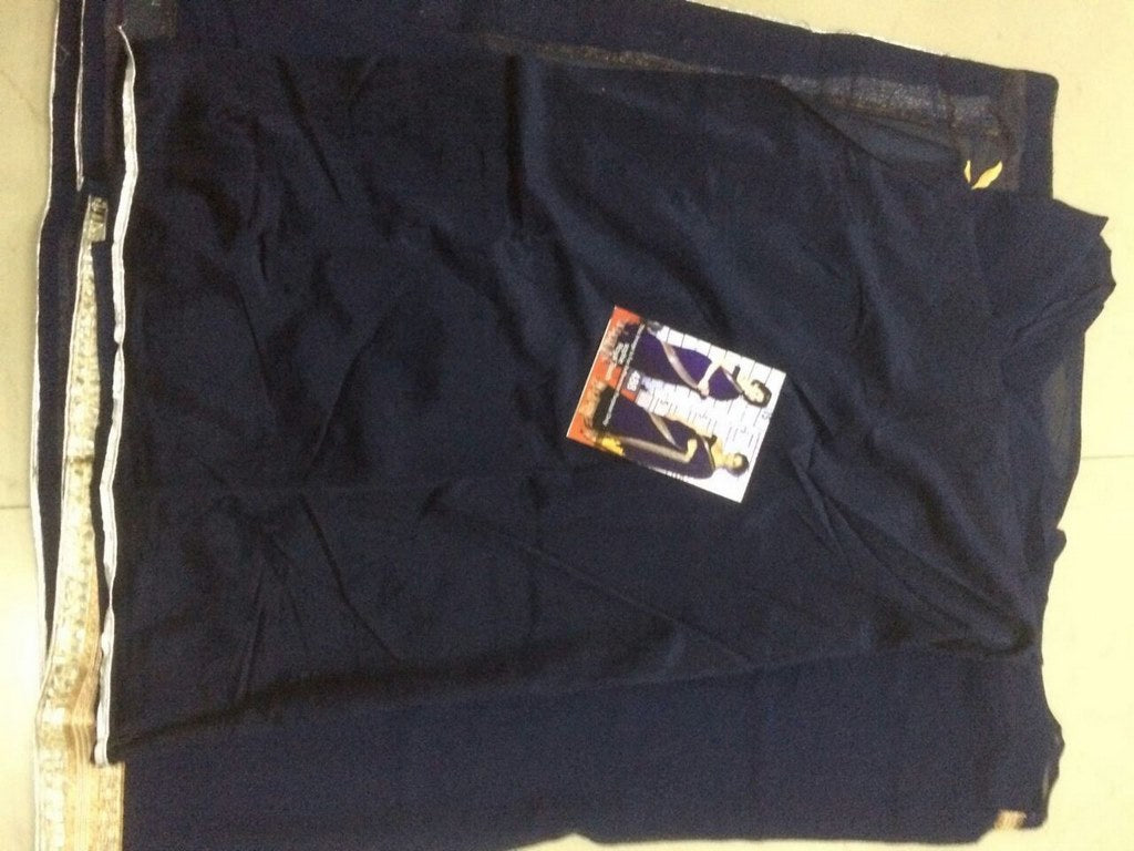 Bollywood style gorgeous blue partywear saree