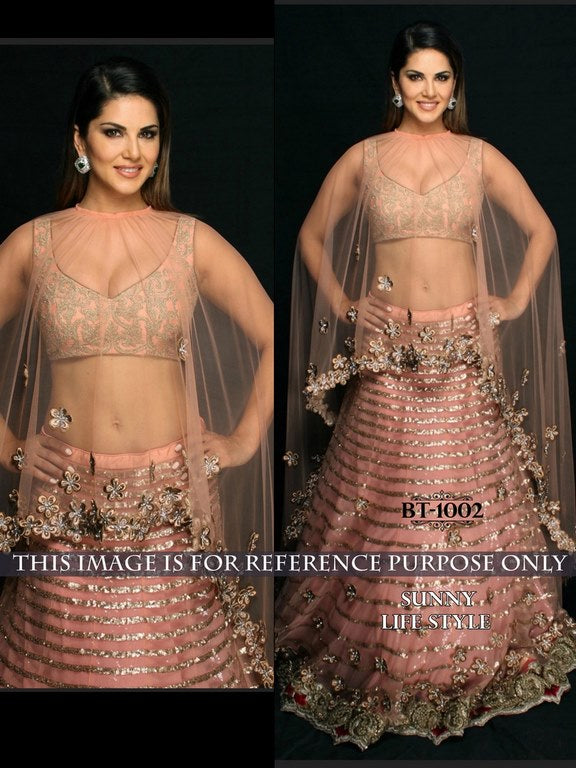 Bollywood style gorgeous embroidered lehenga
