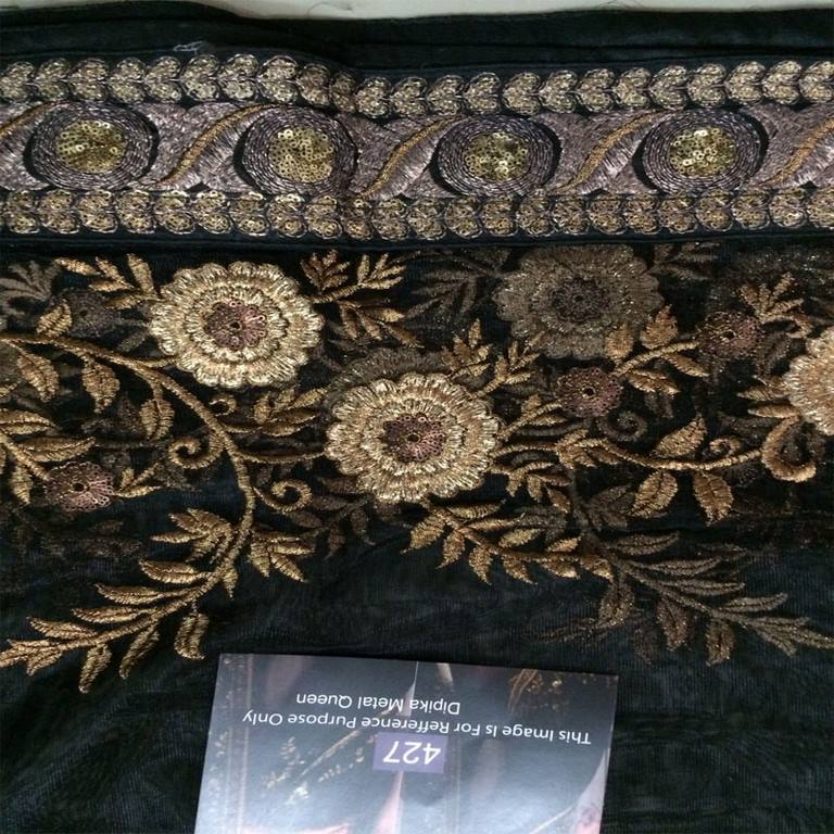 Bollywood style gorgeous partywear embroidered saree