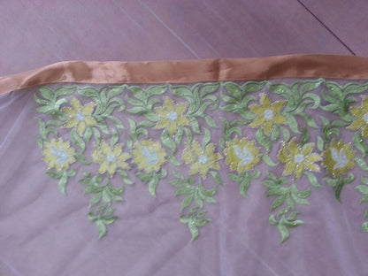 Bollywood style gorgeous white partywear saree