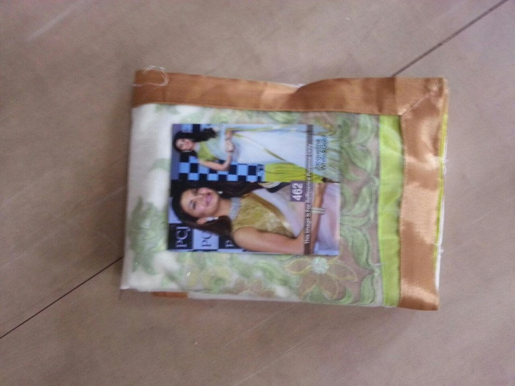 Bollywood style gorgeous white partywear saree