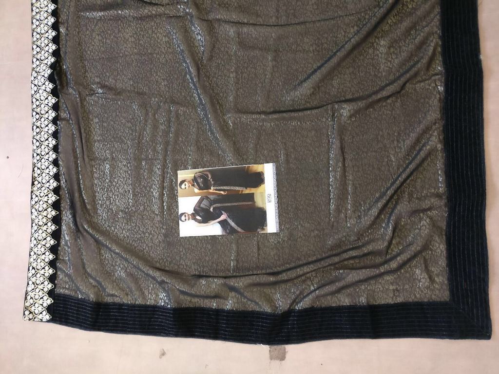 Bollywood style partywear black saree