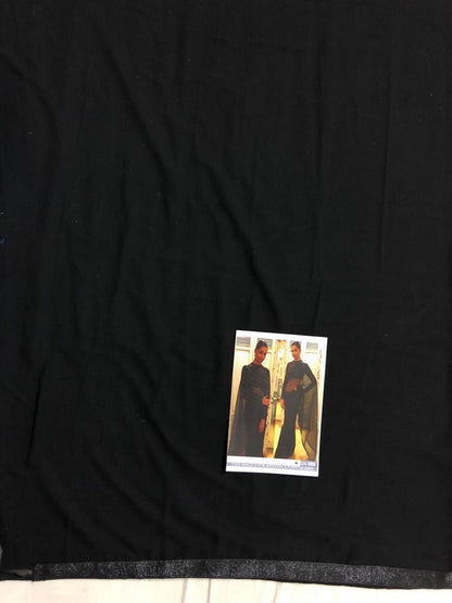 Bollywood style partywear black saree