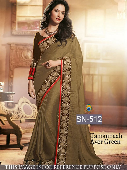 Bollywood style stylist lace work saree