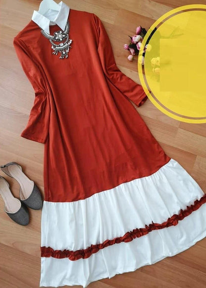 Comfort Crepe casual long kurti