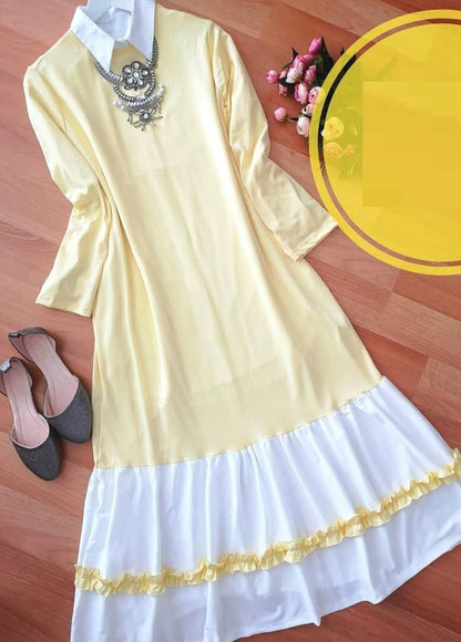Comfort Crepe casual long kurti