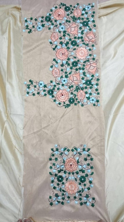 Designer bollywood style embroidered saree