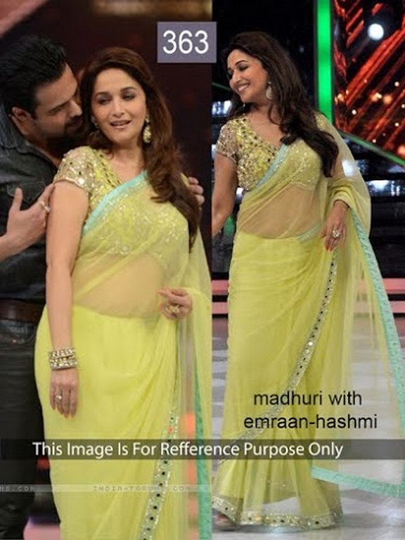 designer embroidered parrot saree with heavy blouse