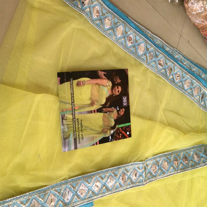 designer embroidered parrot saree with heavy blouse