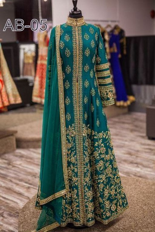 Designer embroidered rama wedding suit