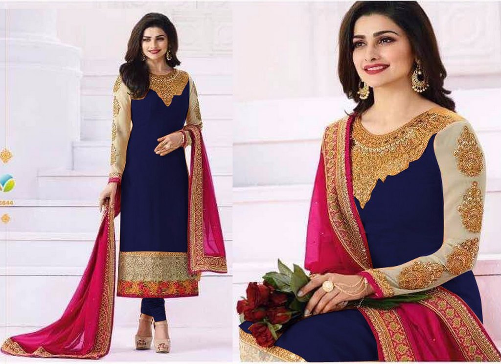 Designer embroidered wedding salwar suit