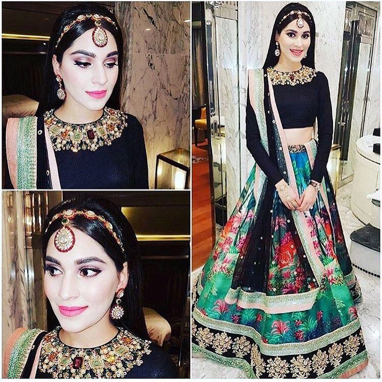 Designer heavy digital printed bridal wedding lehenga