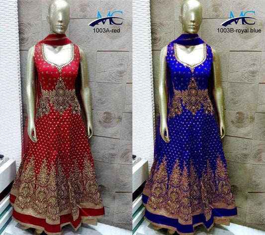 Designer Heavy embroidered anarkali suit