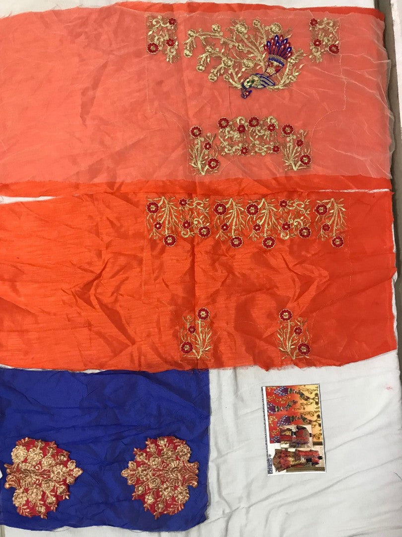 Designer heavy embroidered bridal lehenga