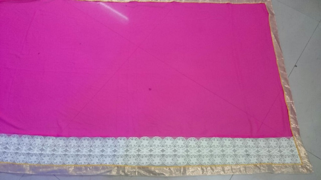 Designer partywear embroidered saree with heavy blouse