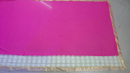 Designer partywear embroidered saree with heavy blouse