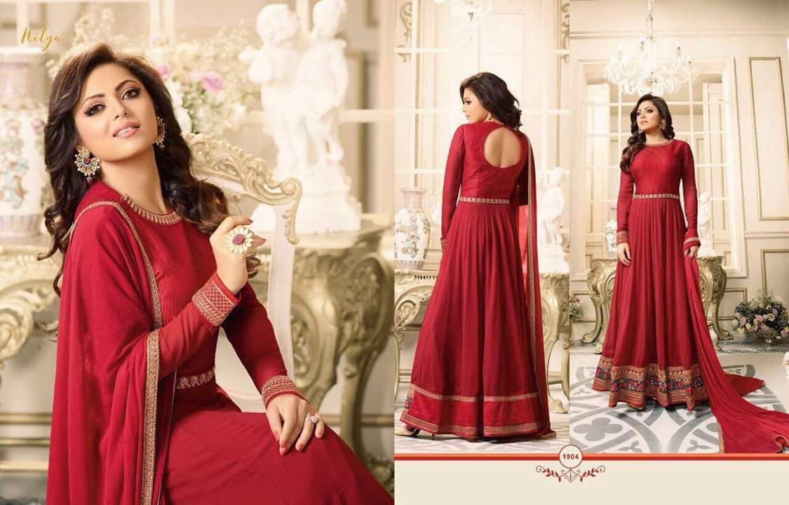 Designer Pink embroidered Ceremonial Gown