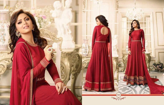 Designer Pink embroidered Ceremonial Gown