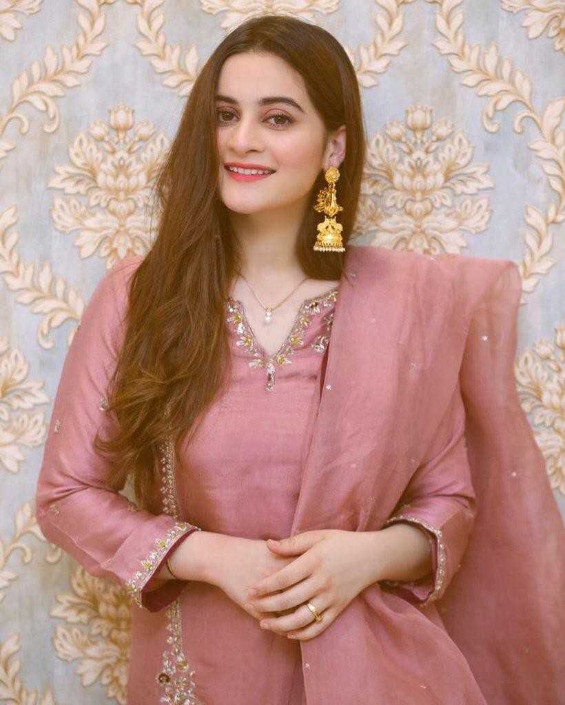 Dusty rose embroidery work cotton suit