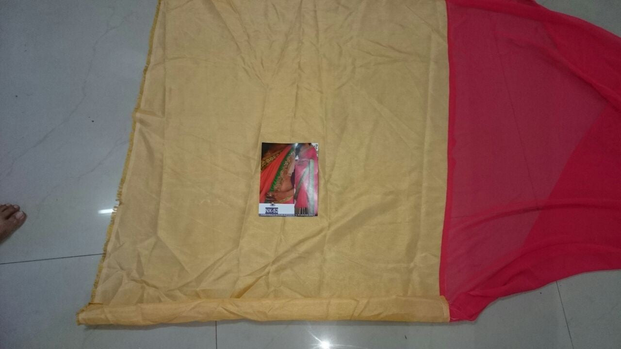 Fabulouos pink embroidered saree