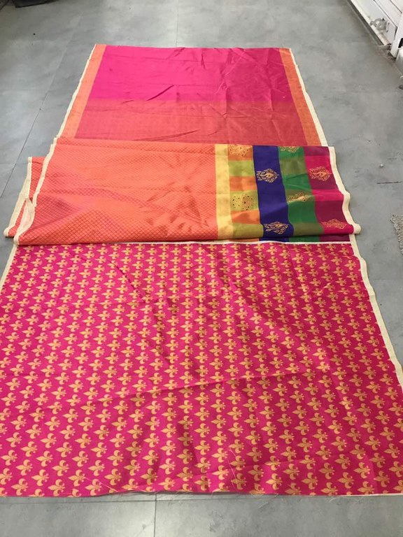 Fabulous Multicolor Printed Ceremonial Saree