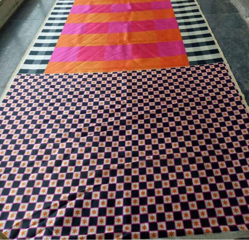 Fabulous Multicolor Printed Ceremonial Saree