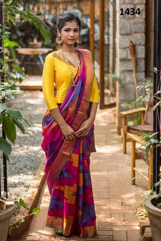 Fabulous Multicolor Printed Festival Saree