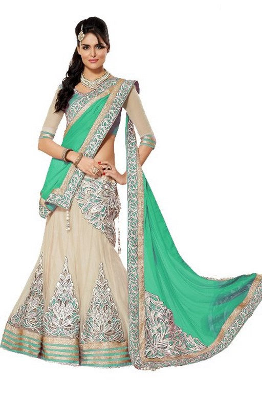 female fashion navratri special patch butta work Georgette lehenga choli