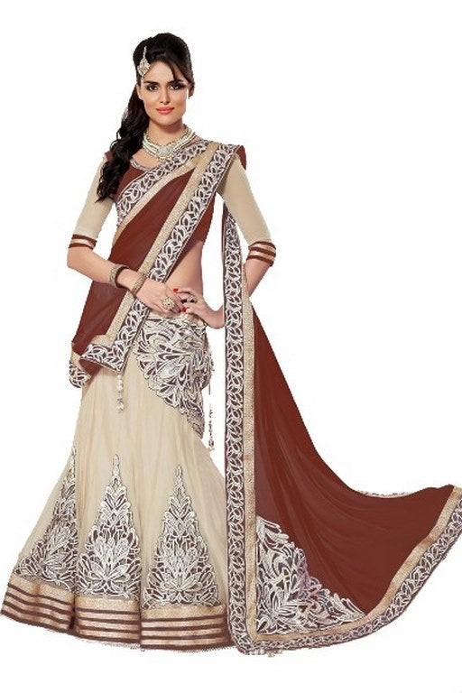 female fashion navratri special patch butta work Georgette lehenga choli
