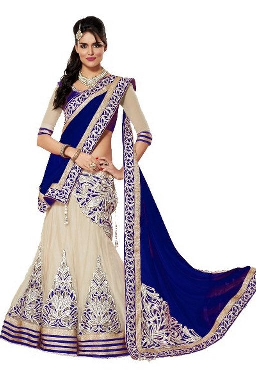 female fashion navratri special patch butta work Georgette lehenga choli