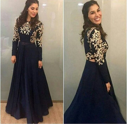 Gorgeous bollywood style embroidered gown