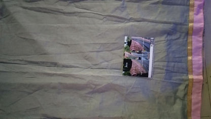 Gorgeous Grey embroidered Party wear Saree