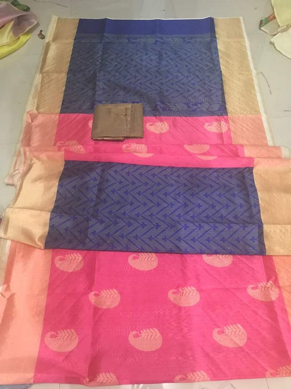 Gorgeous Multicolor Printed Festival Saree