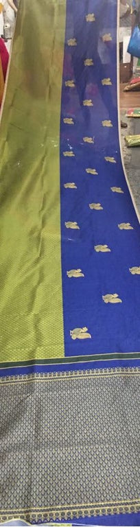 Gorgeous Multicolor Printed Wedding Saree