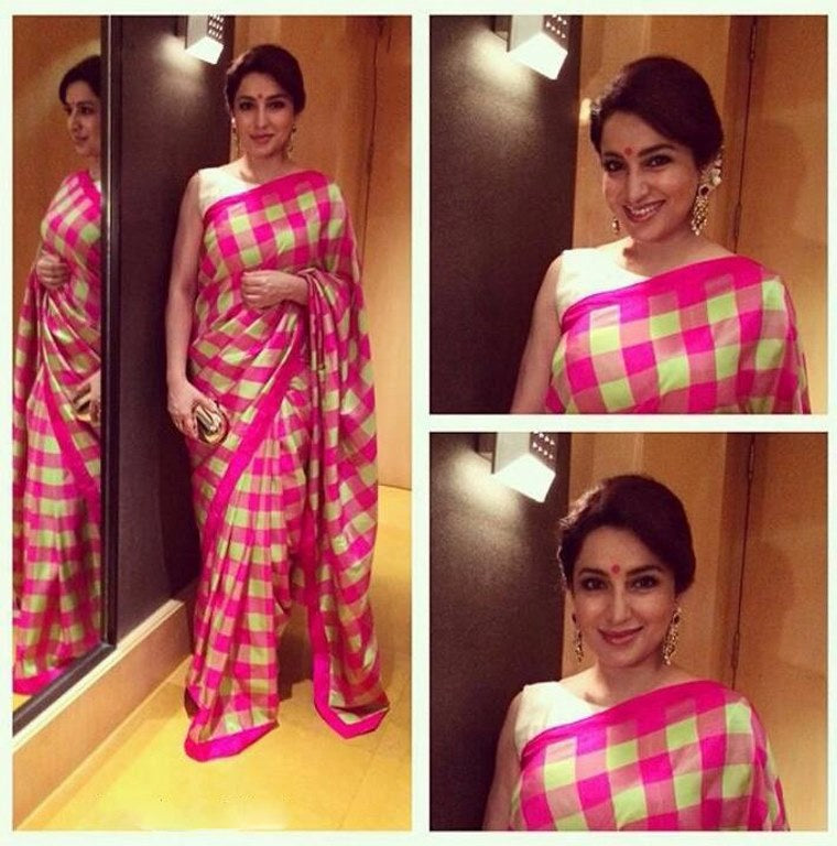 Gorgeous Pink Printed Party wear Saree