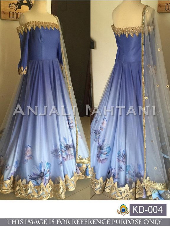 Gorgeous printed ceremonial gown